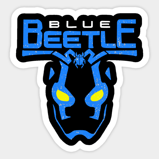 blue hermano beetle Sticker by corbinbacksunday